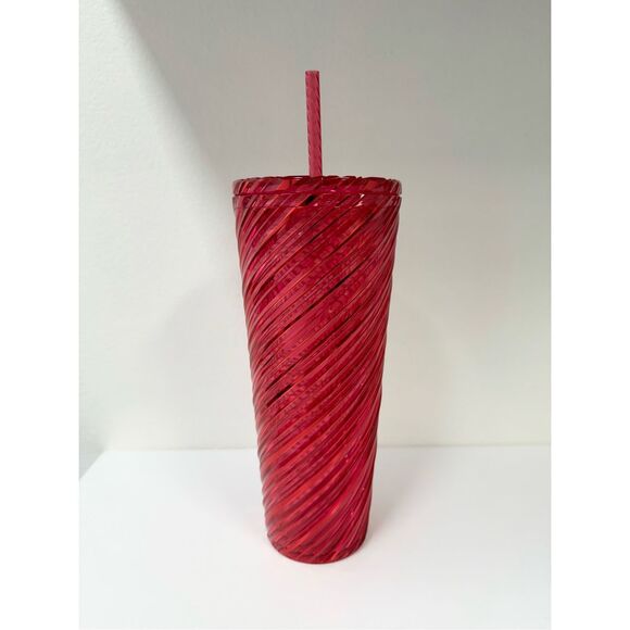 2024 Starbucks Holiday Red Swirl Venti Cold Cup - Picture 2 of 5